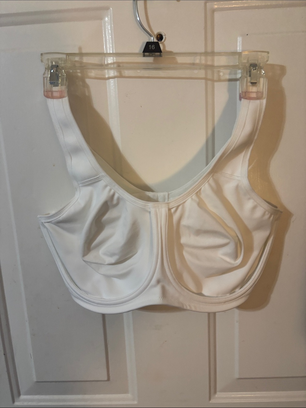 Warner's White Full-Coverage Support Bra